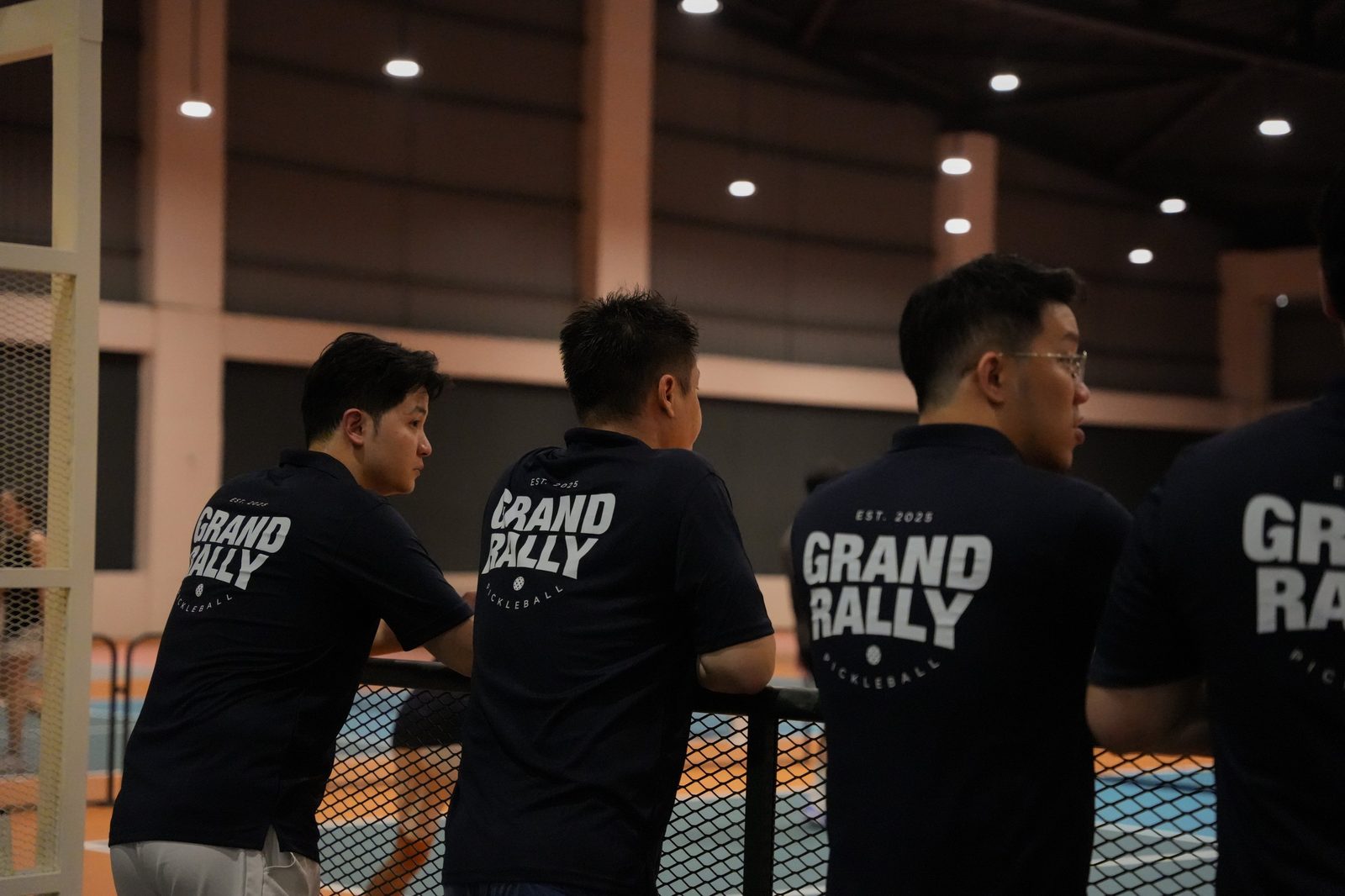 On apparel · team tees, in venue