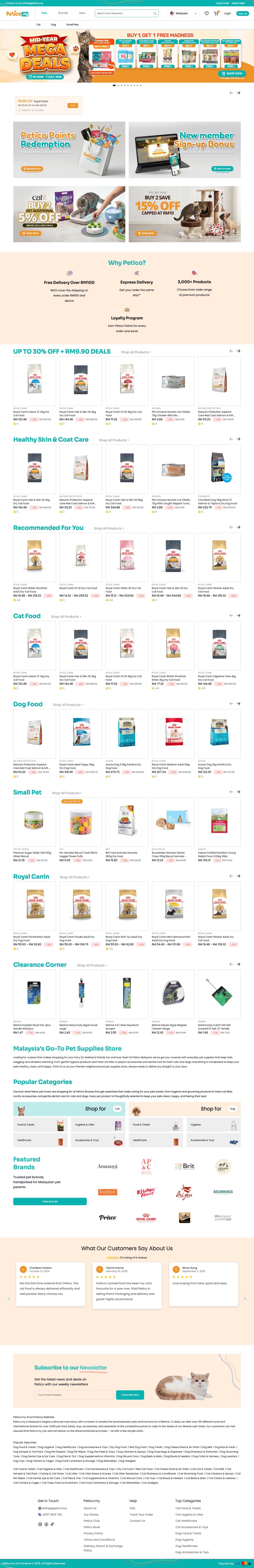 Petico website